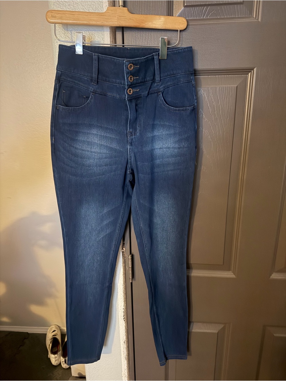 Halara Flex High Waisted Button Up Jeans